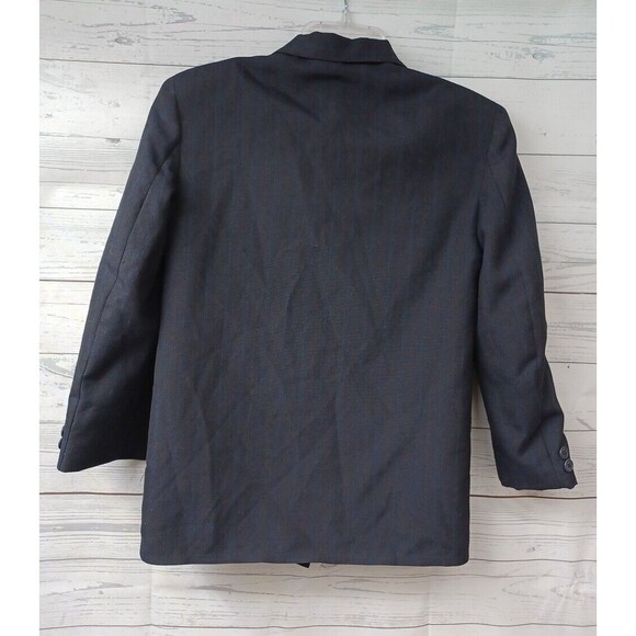Charles Klein Boys Blazer Jacket Navyblue Double Breasted Sz 12 - Picture 4 of 11